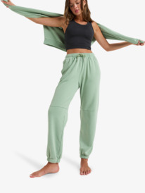 7 Oasis Haze Ii - Elastic Waist Pants for Women Green ERJFB03477 Roxy