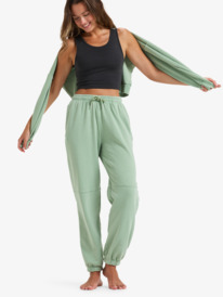 3 Oasis Haze Ii - Pantalon à taille élastique pour Femme Vert ERJFB03477 Roxy