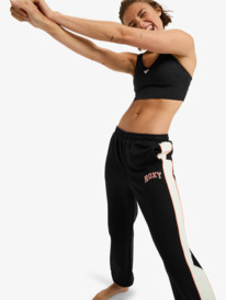 4 Essential Energy - Pantalón deportivo de chándal para mujer Negro ERJFB03486 Roxy