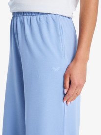 2 Surfing By Sunlight - Lounge Wide Leg Jogger for Women Blue ERJFB03495 Roxy