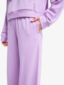 2 Surfing By Sunlight - Pantalon de jogging à jambes larges pour Femme Violet ERJFB03495 Roxy