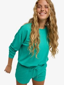 5 Surfing By Moonlight - Sweat-Shorts für Frauen Grün ERJFB03498 Roxy