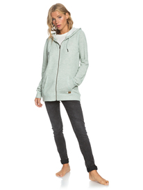3 Trippin - Zip-Up Hoodie for Women Green ERJFT03596 Roxy