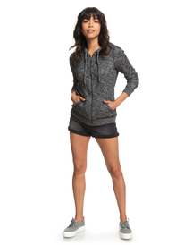 2 Trippin - Kapuzenpulli mit Reißverschluss für Frauen Rosa ERJFT03596 Roxy