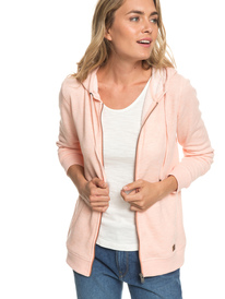 0 Trippin - Zip-Up Hoodie for Women Pink ERJFT03596 Roxy