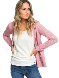 1 Trippin - Zip-Up Hoodie for Women Red ERJFT03596 Roxy