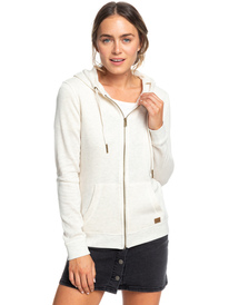 0 Trippin - Sudadera con Capucha y Cremallera para Mujer Beige ERJFT03596 Roxy