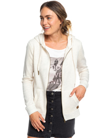 2 Trippin - Sudadera con Capucha y Cremallera para Mujer Beige ERJFT03596 Roxy