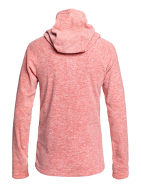 6 Electric Feeling - Fleece mit Kapuze und Reißverschluss für Frauen Rosa ERJFT04057 Roxy