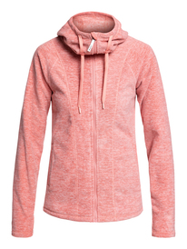 5 Electric Feeling - Fleece mit Kapuze und Reißverschluss für Frauen Rosa ERJFT04057 Roxy