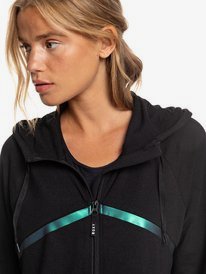 1 Rainbow Warrior - Cropped Zip-Up Hoodie  ERJFT04144 Roxy