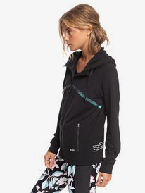 2 Rainbow Warrior - Cropped Zip-Up Hoodie  ERJFT04144 Roxy