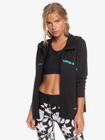 4 Rainbow Warrior - Cropped Zip-Up Hoodie  ERJFT04144 Roxy
