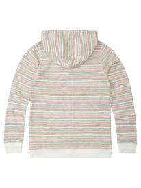 1 Trippin - Sweat à capuche zippé pour Femme Bleu ERJFT04182 Roxy
