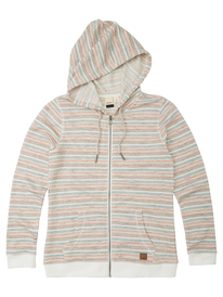 0 Trippin - Sweat à capuche zippé pour Femme Bleu ERJFT04182 Roxy