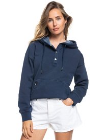 0 Girls Who Slide - Half-Snap Hoodie  ERJFT04186 Roxy