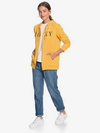 2 Day Breaks A - Zip-Up Hoodie for Women Yellow ERJFT04278 Roxy