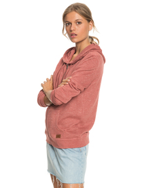 1 Perfect Wave - Sudadera con capucha y cremallera para Mujer Rosa ERJFT04339 Roxy