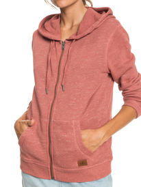 2 Perfect Wave - Sudadera con capucha y cremallera para Mujer Rosa ERJFT04339 Roxy