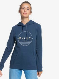 0 Day Breaks - Organic Hoodie for Women Blue ERJFT04379 Roxy