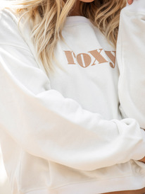 1 Break Away - Organic Sweatshirt for Women White ERJFT04394 Roxy