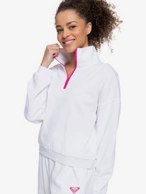 1 Kelia Fly Girl - Sweat demi-zip pour Femme  ERJFT04493 Roxy