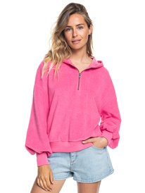 0 Time Will Tell - Kapuzenpulli mit Halbreißverschluss für Frauen  ERJFT04512 Roxy