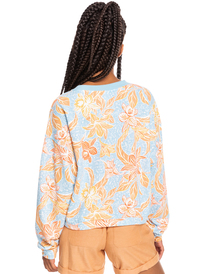 4 Off To The Beach - Sweatshirt for Women Blue ERJFT04522 Roxy