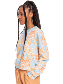 1 Off To The Beach - Sweatshirt for Women Blue ERJFT04522 Roxy