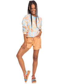 3 Off To The Beach - Sweatshirt for Women Blue ERJFT04522 Roxy