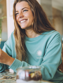 0 Surfing Moonlight - Sweat pour Femme Bleu ERJFT04545 Roxy