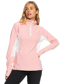 0 Sayna - Polaire demi-zip pour Femme Rose ERJFT04552 Roxy