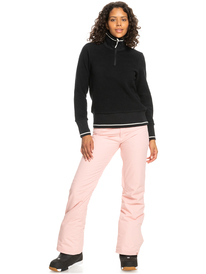 3 Glider - Technical Half Zip Fleece for Women Black ERJFT04557 Roxy