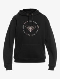 5 Surf Stoked Brushed - Sudadera con Capucha para Mujer Negro ERJFT04615 Roxy