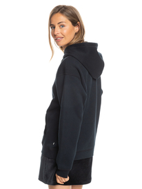 1 Surf Stoked Brushed - Sudadera con Capucha para Mujer Negro ERJFT04615 Roxy