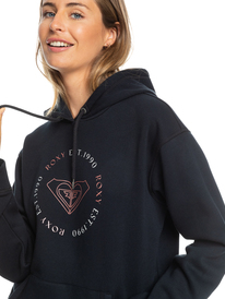 2 Surf Stoked Brushed - Sudadera con Capucha para Mujer Negro ERJFT04615 Roxy