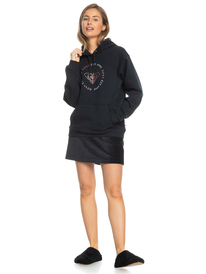 3 Surf Stoked Brushed - Sudadera con Capucha para Mujer Negro ERJFT04615 Roxy