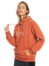 1 Surf Stoked Brushed - Hoodie for Women - Brown Brun ERJFT04616 Roxy