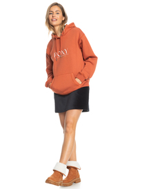 3 Surf Stoked Brushed - Hoodie for Women - Brown Brun ERJFT04616 Roxy