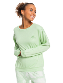 4 Surfing By Moonlight C - Sudadera para Mujer Verde ERJFT04619 Roxy