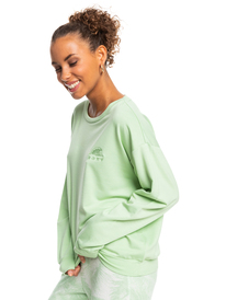 5 Surfing By Moonlight C - Sudadera para Mujer Verde ERJFT04619 Roxy