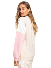 1 Lets Get Going - Sweatshirt for Women Beige ERJFT04629 Roxy