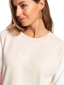 2 Lets Get Going - Sweatshirt for Women Beige ERJFT04629 Roxy