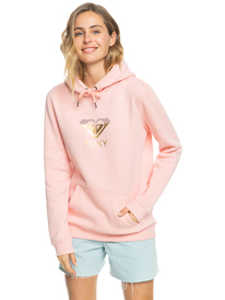 0 Itia Gradiant Heart - Sweatshirt com capuz para Mulher Pink ERJFT04655 Roxy