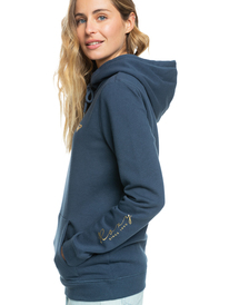 1 Itia Foil Script - Sweat à capuche pour Femme Bleu ERJFT04664 Roxy