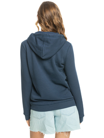 4 Itia Zip Signature - Sweat à capuche zippé pour Femme Bleu ERJFT04665 Roxy