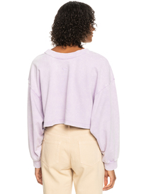 3 Night Rain - Kürzeres Sweatshirt für Frauen Violett ERJFT04688 Roxy