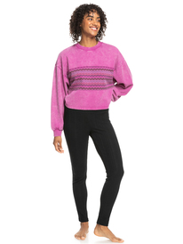 3 Remote Island - Sweatshirt für Frauen Rosa ERJFT04737 Roxy