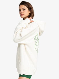 1 Kelia - Oversized Hoodie for Women White ERJFT04769 Roxy