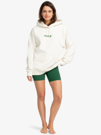 3 Kelia - Oversized Hoodie for Women White ERJFT04769 Roxy